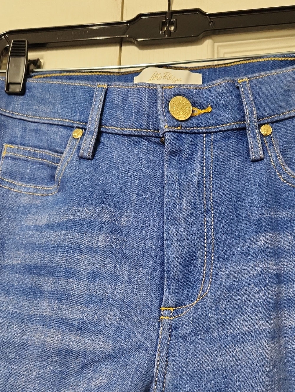 NWT Lilly Pulitzer Liza High Rise Crop Pants. Size 4 - Picture 4 of 10
